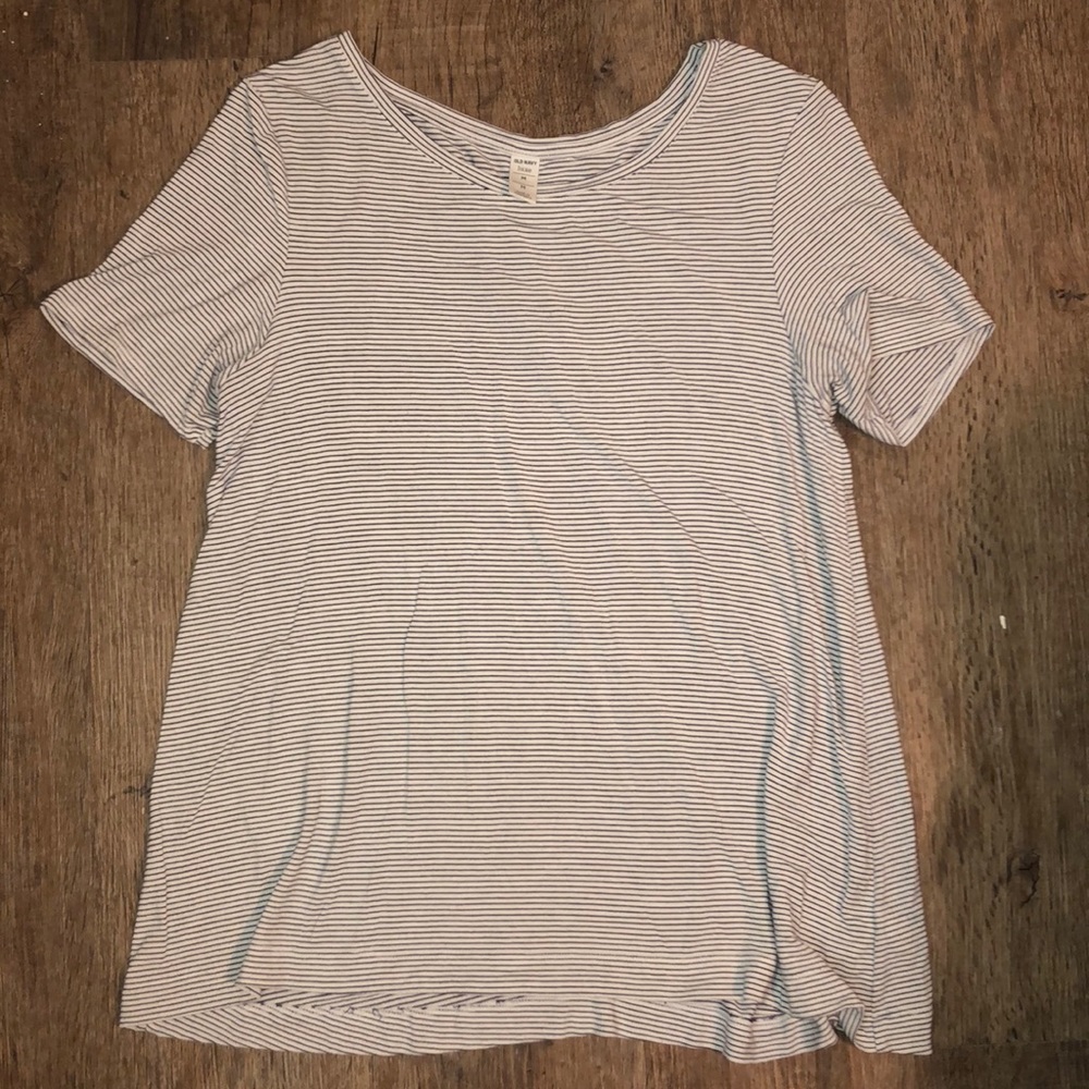 Striped flowy top